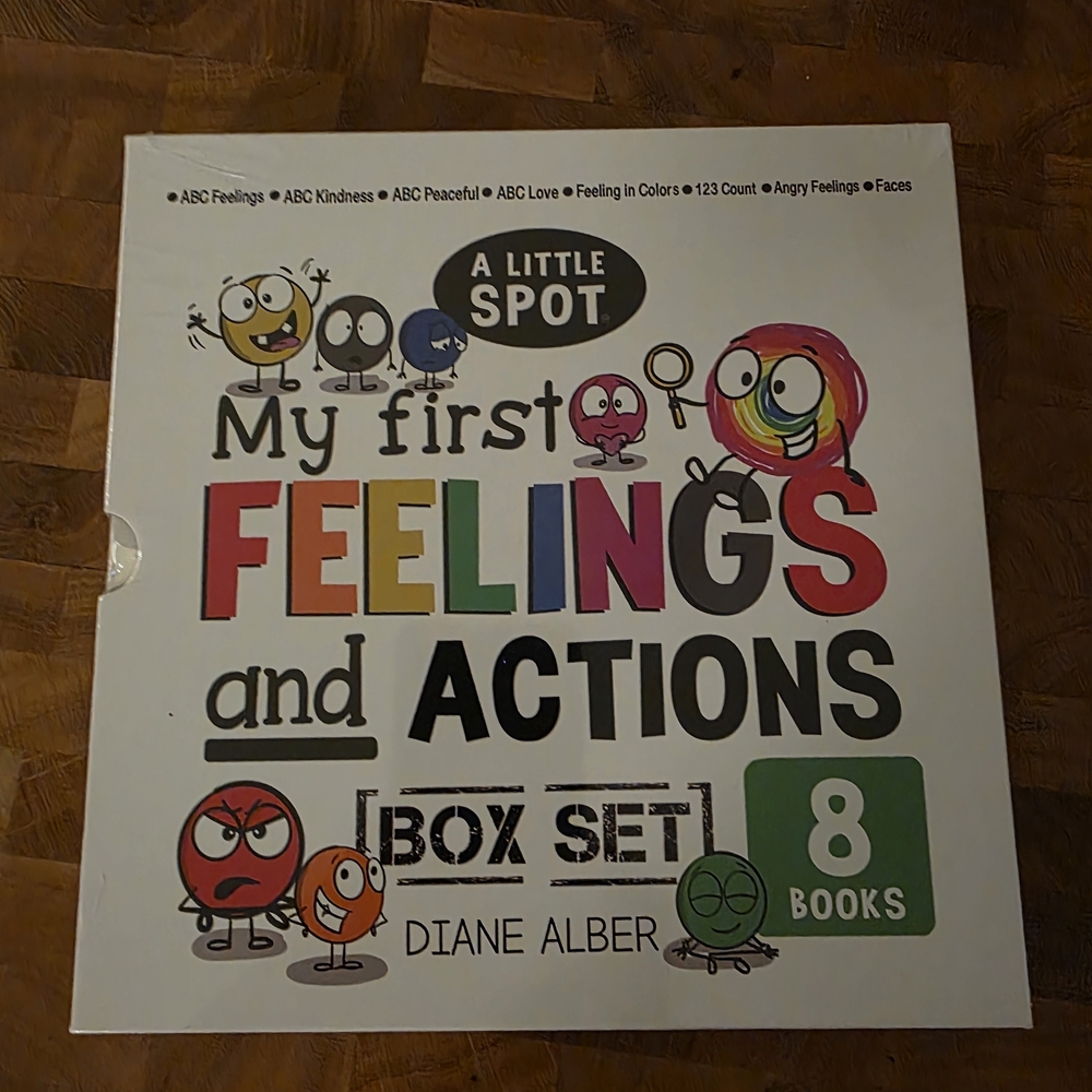 Diane Alber Emotions Book Set. Little Spot. First Feelings And Actions Box Set
